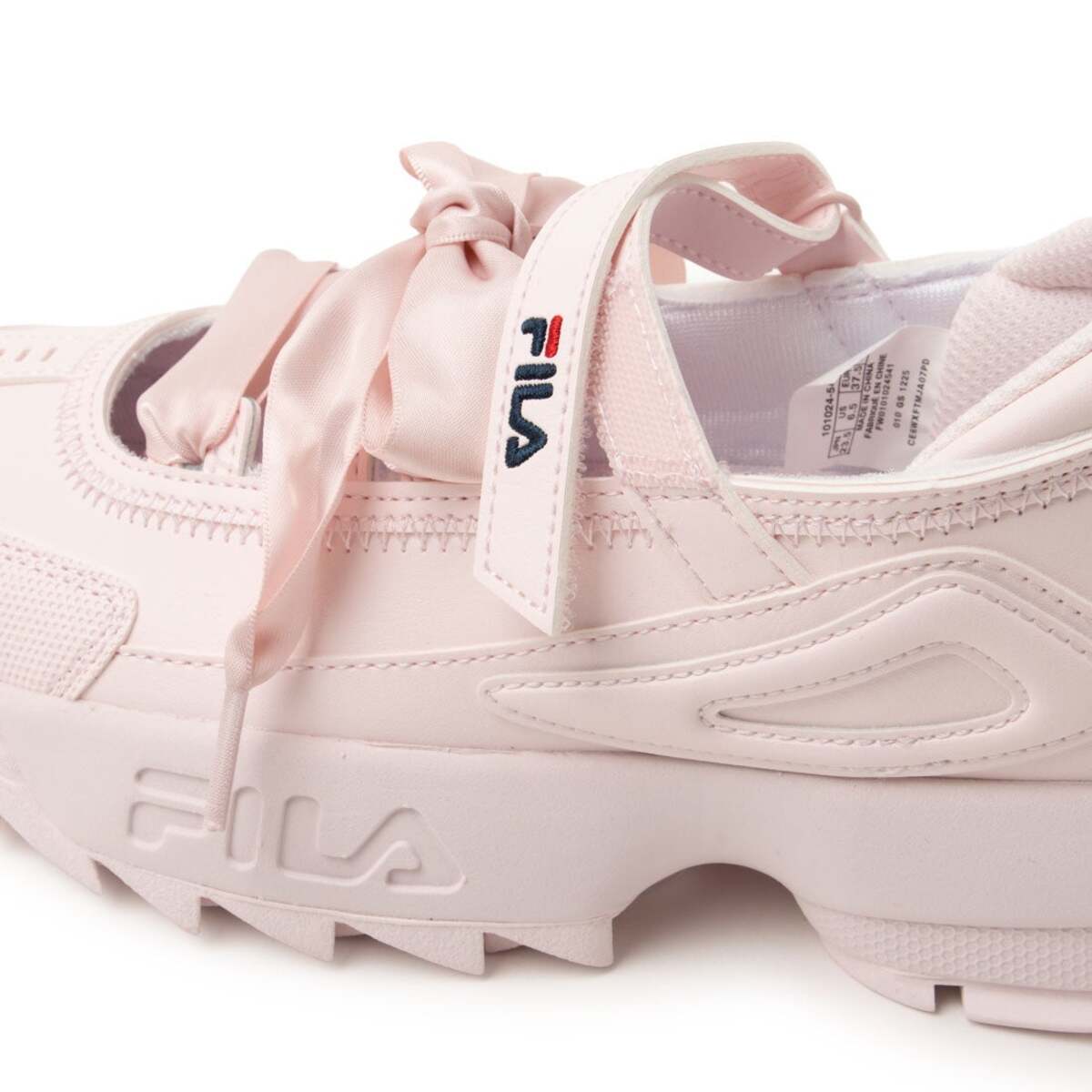 FILA DISRUPTOR BALLET フィラ ディスラプターバレエ FW0101024541【レディース メリージェーン 厚底シューズ ベルクロストラップ プラットフォームソール ボリュームソール 26SS】