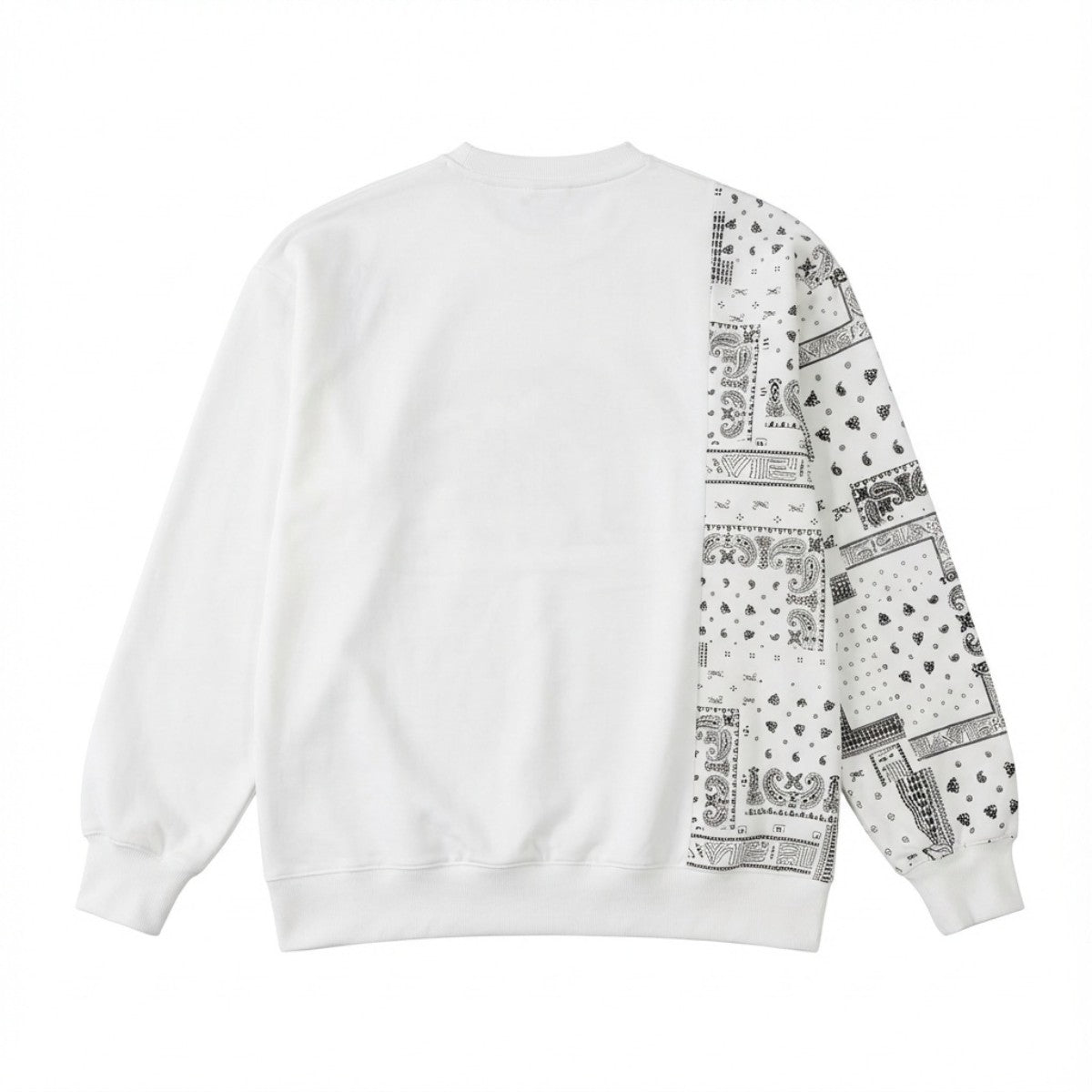 FILA SWEATSHIRT フィラ スウェットシャツ SM6SBU704【メンズ コラボ ストリート スウェット オーバーサイズ ペイズリー柄 26SS】