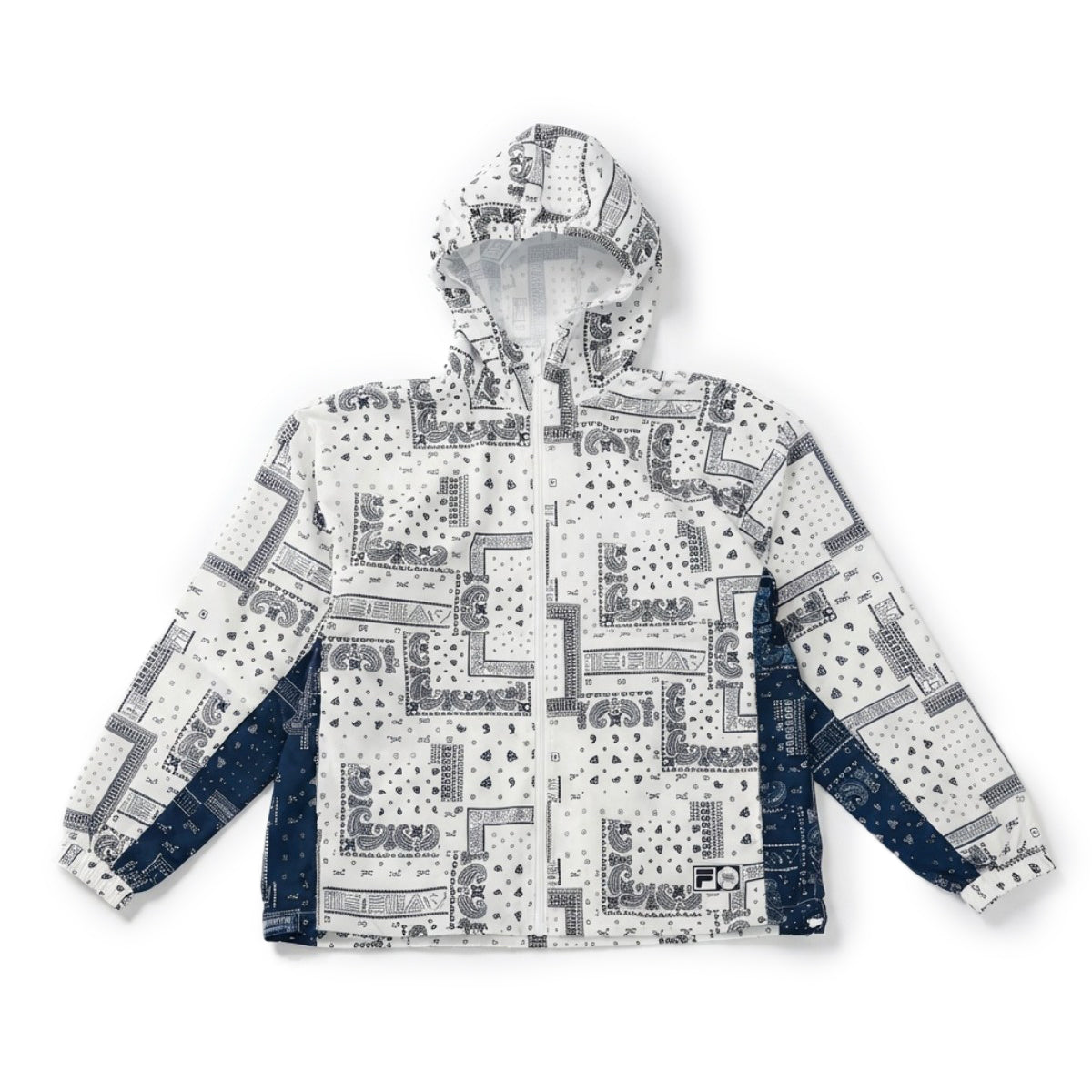 FILA TRACK TOP フィラ トラックトップ SM6SDU705【メンズ コラボ ストリート フーディー ジャケット ペイズリー柄 26SS】