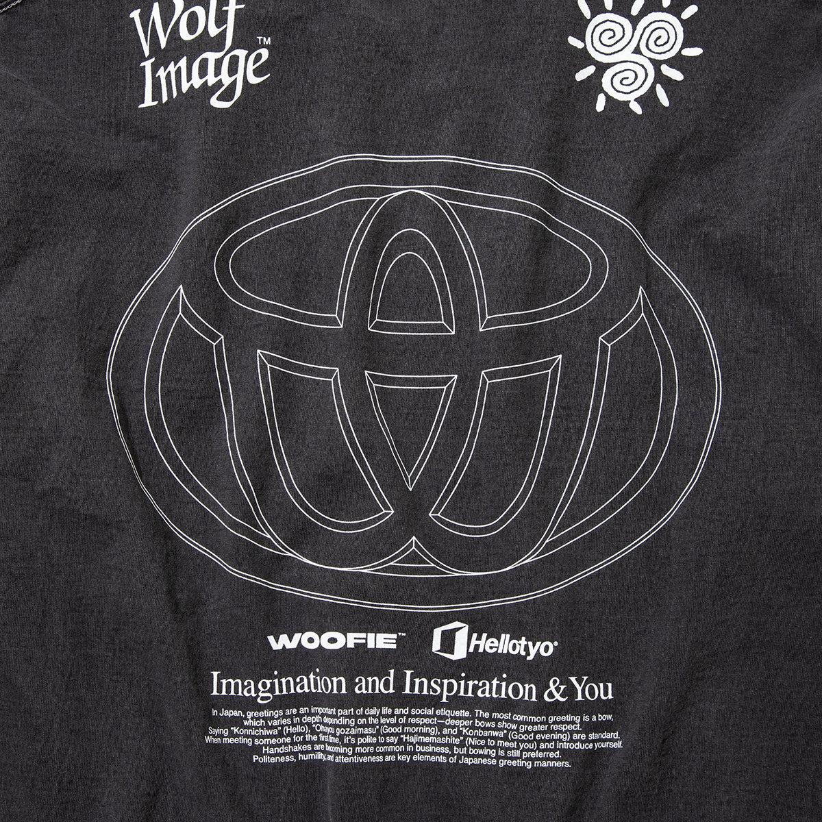 SAYHELLO Pigment Team Wolf L/S Tee セイハロー ピグメント チーム ウルフ ロングスリーブ ティー 26SS-D2-04【メンズ コラボ コットン素材 ピグメント加工 長袖 26SS】