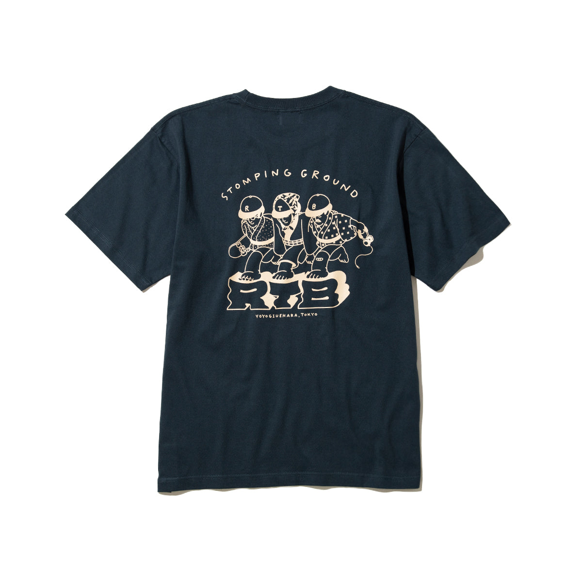 坩堝 STOMPING GROUND T-SHIRTS(RUTSUBO×YU SUDA) RUTSUBO ストンピンググラウンドTシャツ(RUTSUBO×YU SUDA) R26SP-SUDA-TS1【メンズ コラボ 耐久性 コットン素材 26SS】