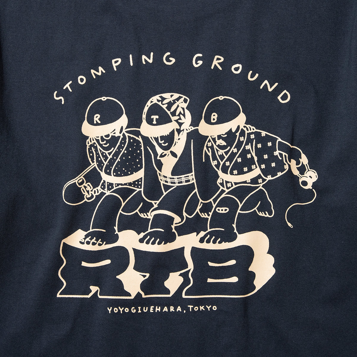 坩堝 STOMPING GROUND T-SHIRTS(RUTSUBO×YU SUDA) RUTSUBO ストンピンググラウンドTシャツ(RUTSUBO×YU SUDA) R26SP-SUDA-TS1【メンズ コラボ 耐久性 コットン素材 26SS】