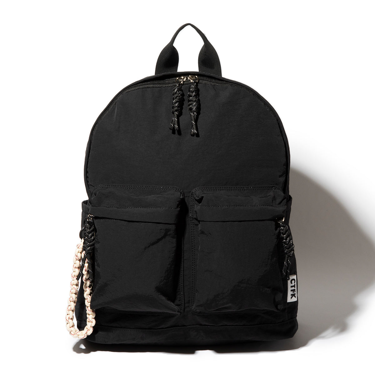 CONTROL FREAK Nylon cord backpack コントロールフリーク ナイロンコードリュック 252-120513-BLK【レディース 撥水 大容量 26SS】
