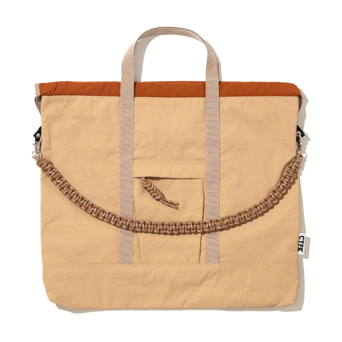 CONTROL FREAK Nylon 3-Way Square Tote コントロールフリーク ナイロン3WAYスクエアトート 254-120526【レディース 撥水 3WAY 26SS】