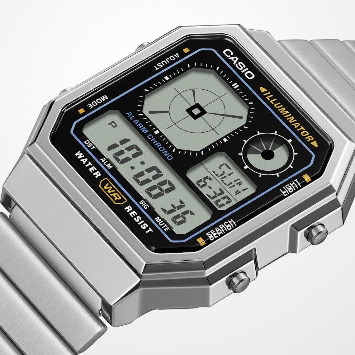 CASIO A130WE-1AJF カシオ A130WE-1AJF A130WE-1AJF【メンズ メタル素材 デジタル時計 防水 26SS】