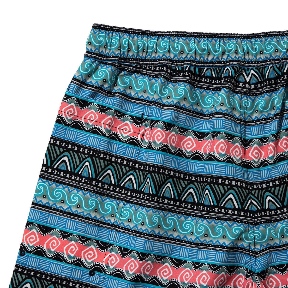 UNFRM OUTDOOR STANDARD 2WAY BAGGY SURF 80s RETRO BORDER SHORTS ユニフォームアウトドアスタンダード 2WAY バギー サーフ 80s レトロ ボーダー ショーツ SS-7619【メンズ 2WAY 収納 ボーダー 26SS】