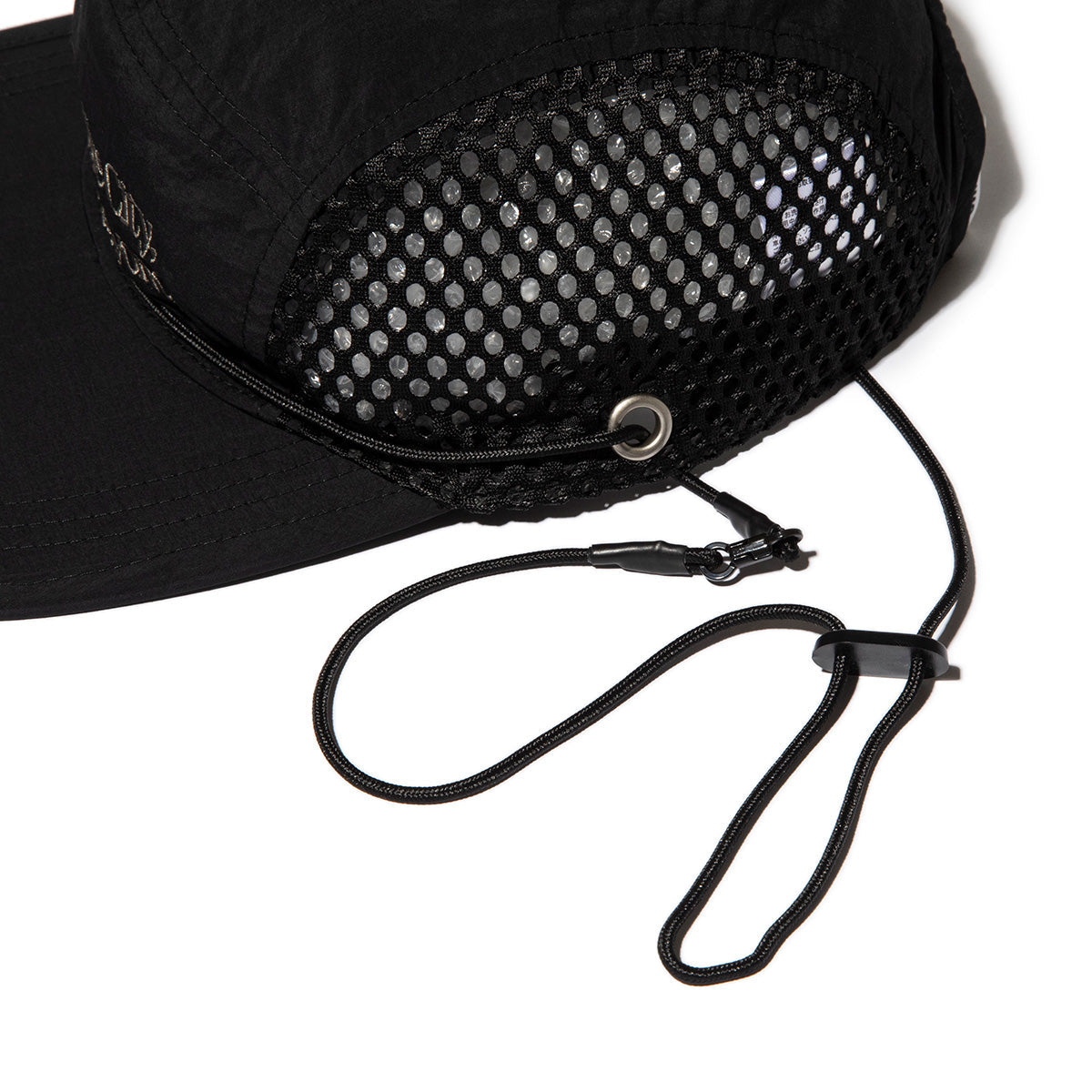 UNFRM OUTDOOR STANDARD 2WAY "WTCB" EMBROIDERY 5P LONG VISOR MESH CAP ユニフォームアウトドアスタンダード 2ウェイ “ダブリューティーシービー” エンブロイダリー 5パネル ロングバイザー メッシュキャップ SS-7620【メンズ メッシュ 26SS】