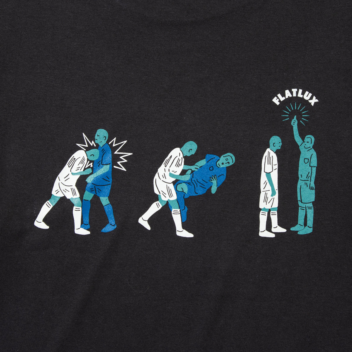 FLATLUX Maestro Tee フラットラックス マエストロ Tシャツ FX26-104【メンズ 半袖Tシャツ グラフィックTシャツ プリントTシャツ 蓄光プリント 26SS】