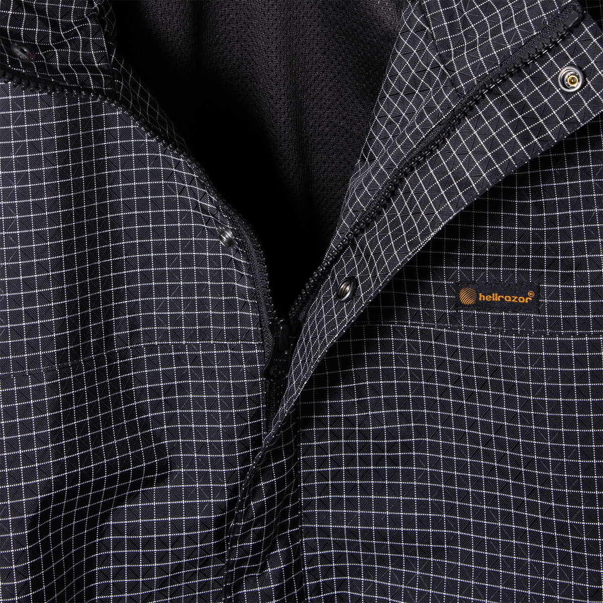 Hellrazor GRID NYLON TRUCK JACKET ヘルレイザー グリッド ナイロン トラック ジャケット 01126SS0102【メンズ ナイロンジャケット ライトアウター トラックジャケット ストリート スケーター 26SS】