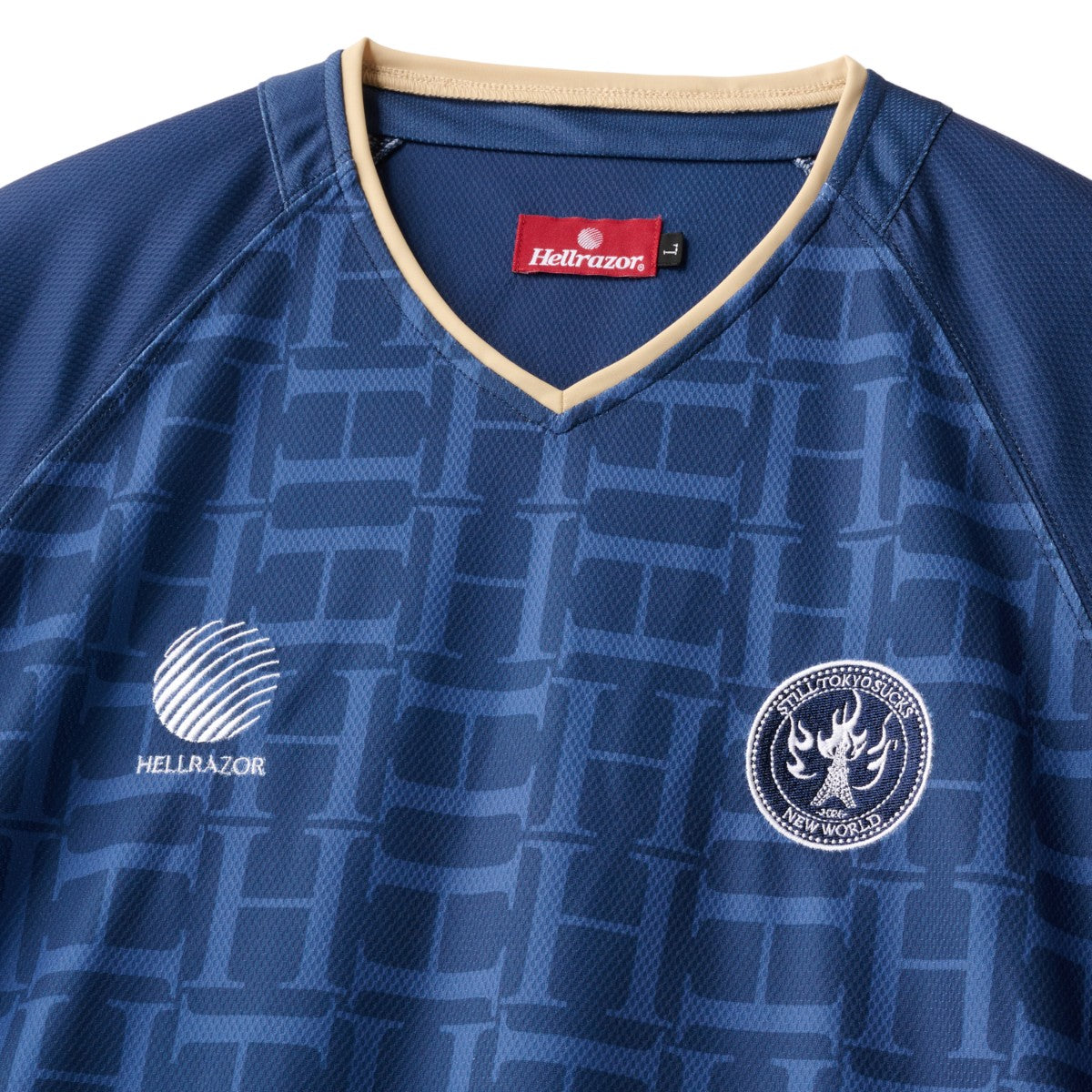 Hellrazor HRZ SOCCER JERSEY ヘルレイザー ヘルレイザー サッカー ジャージー 01126SS5310【メンズ 半袖 ポリエステル素材 26SS】