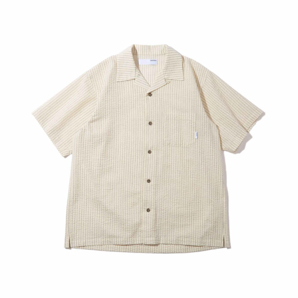 Diaspora skateboards Seersucker Montara Shirt ディアスポラ スケートボード シアサッカー モンタラ シャツ DSP-26SS-SH03【メンズ コットンポリエステル 速乾性 半袖 26SS】
