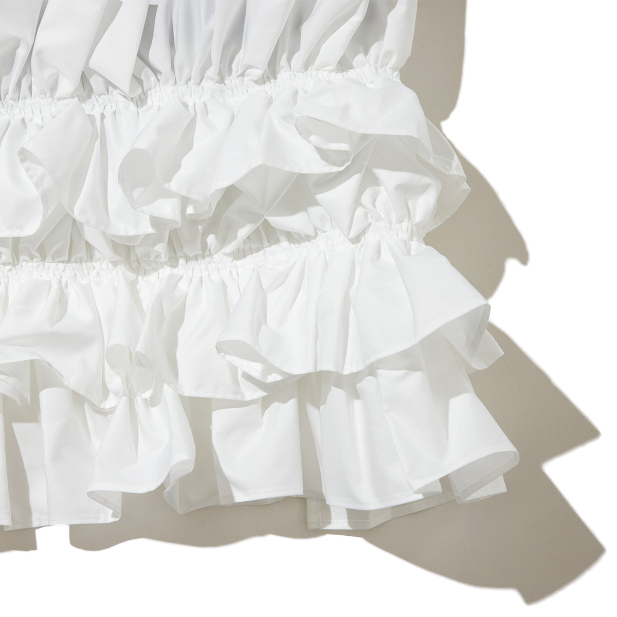 NON TOKYO FRILL BELT ノントーキョー フリル ベルト NON-26S-0304【レディース ナイロン素材 フリル レイヤード 26SS】