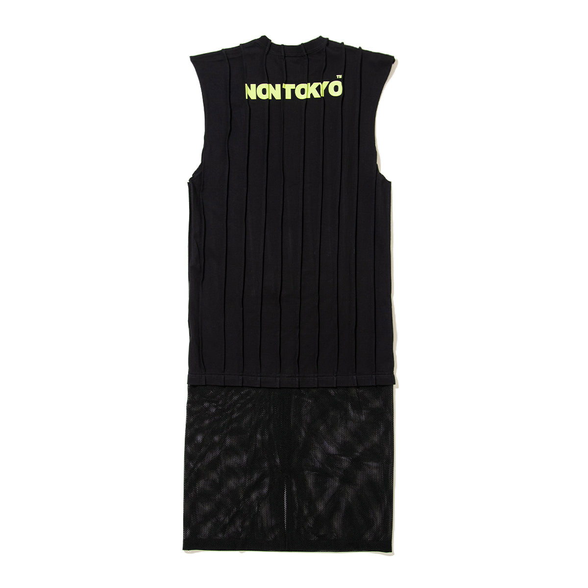NON TOKYO PIN TACK ONE-PIECE ノントーキョー ピンタック ワンピース NON-26S-0421【レディース グラフィック ピンタック加工 ノースリーブ 26SS】