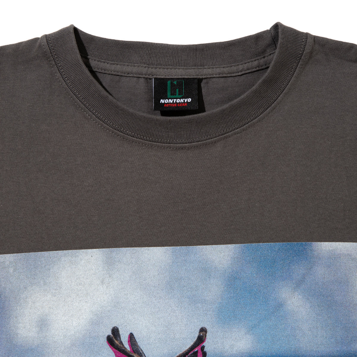 NON TOKYO DEER PRINT NO-SLEEVE T-SHIRT ノントーキョー ディアー プリント ノースリーブ Tシャツ NON-26S-0430【レディース グラフィック ノースリーブ 26SS】