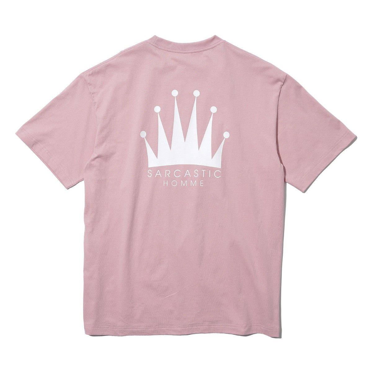 SARCASTIC Homme Crown Short Sleeve Tee サキャスティック オム クラウン ショートスリーブ ティー SAR261006【メンズ サブカルチャー カジュアル 半袖Tシャツ ストリートスタイル 26SS】