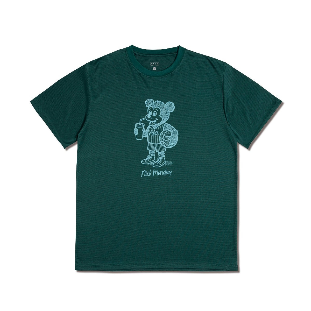 AKTR SKETCH NICK SPORTS TEE アクター スケッチ ニック スポーツ ティー 126-032005【メンズ スポーツTシャツ 半袖Tシャツ トレーニングウェア メンズスポーツウェア 26SS】