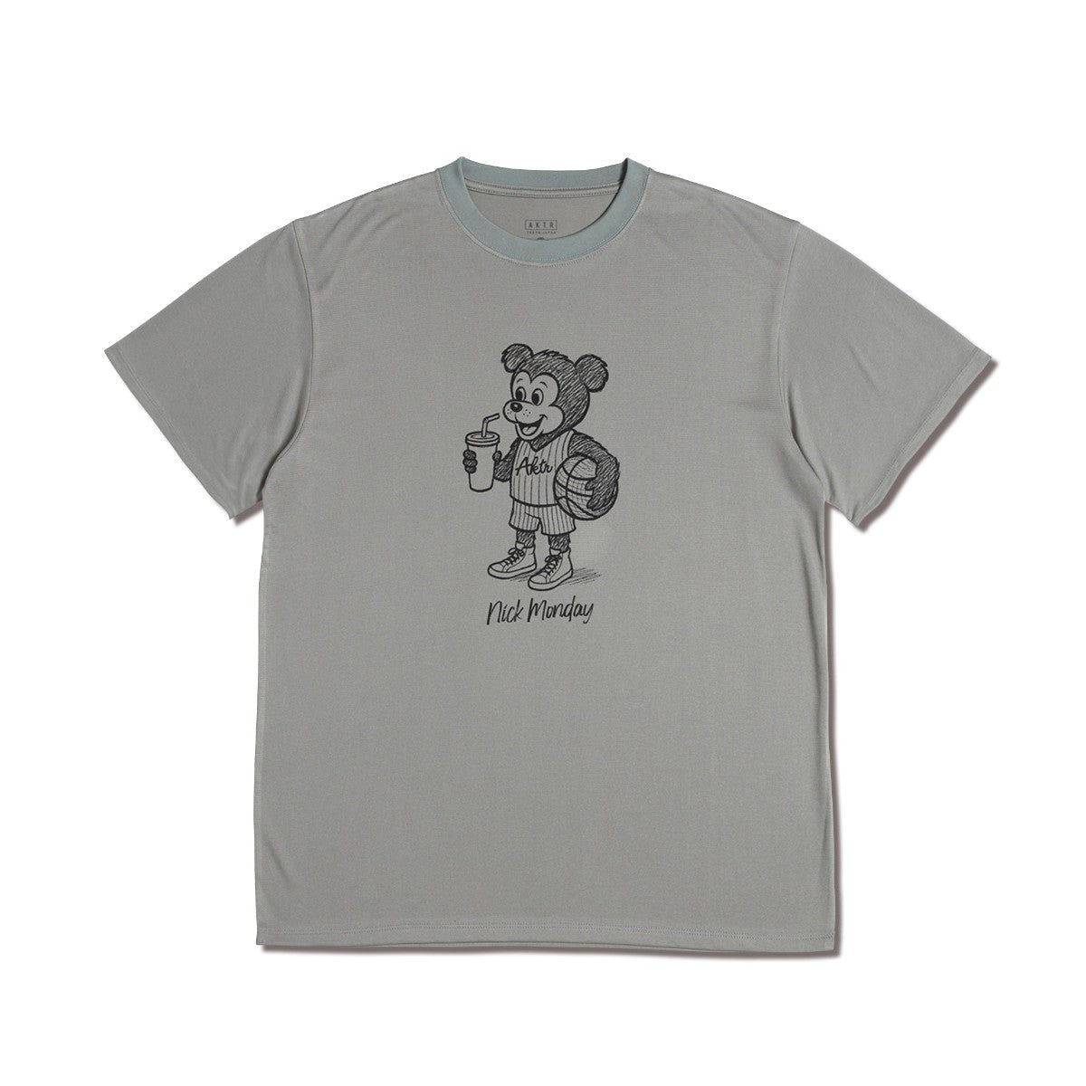 AKTR SKETCH NICK SPORTS TEE アクター スケッチ ニック スポーツ ティー 126-032005【メンズ スポーツTシャツ 半袖Tシャツ トレーニングウェア メンズスポーツウェア 26SS】
