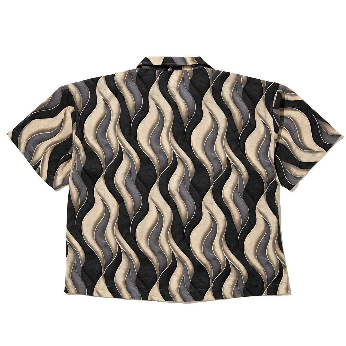 EXPANSION NEW YORK Queens Luxor Shirts エクスパンション ニューヨーク クイーンズ ルクソール シャツ 013-GRY【メンズ 開襟シャツ 半袖 ポリエステル素材 26SS】