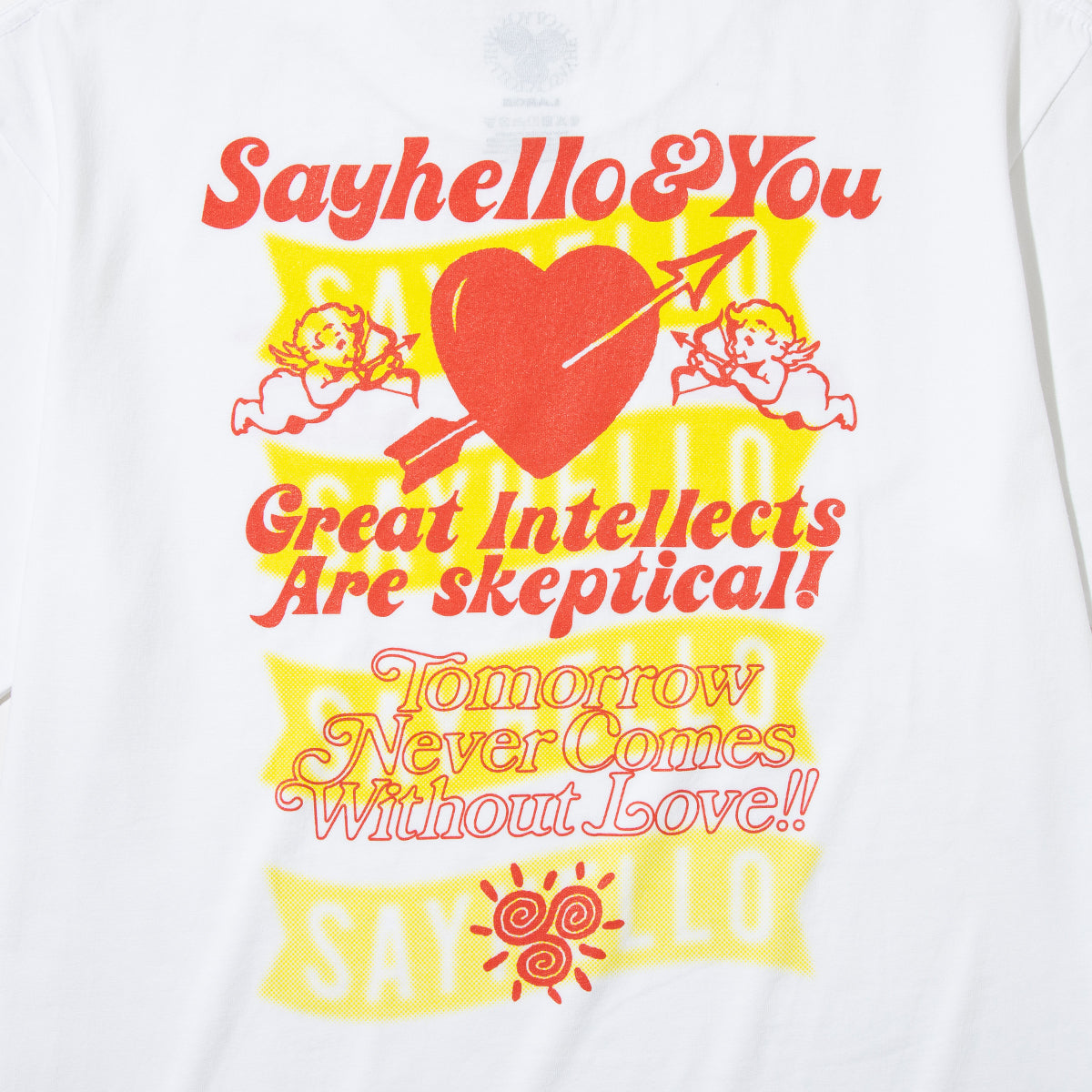 SAYHELLO And You Tee セイハロー アンド ユー ティー 26SS-D3-08【メンズ Tシャツ 半袖トップス コットン素材 厚手生地 26SS】