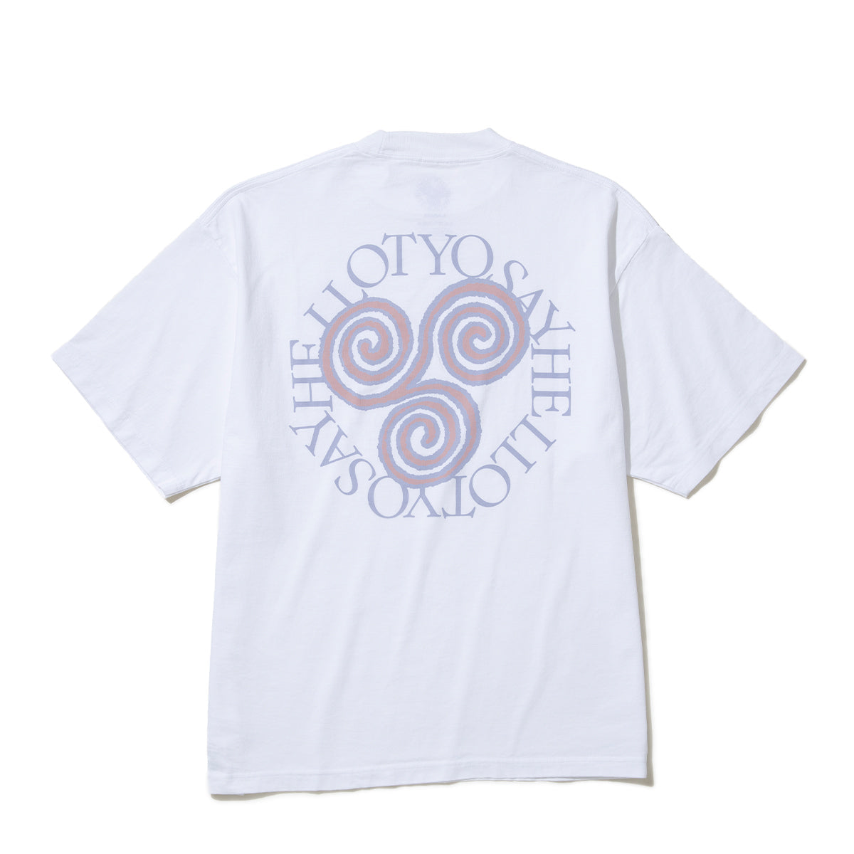 SAYHELLO Pigment Slap Logo Tee セイハロー ピグメント スラップ ロゴティー 26SS-D4-01【メンズ ピグメント加工 スクリーンプリント 半袖 26SS】