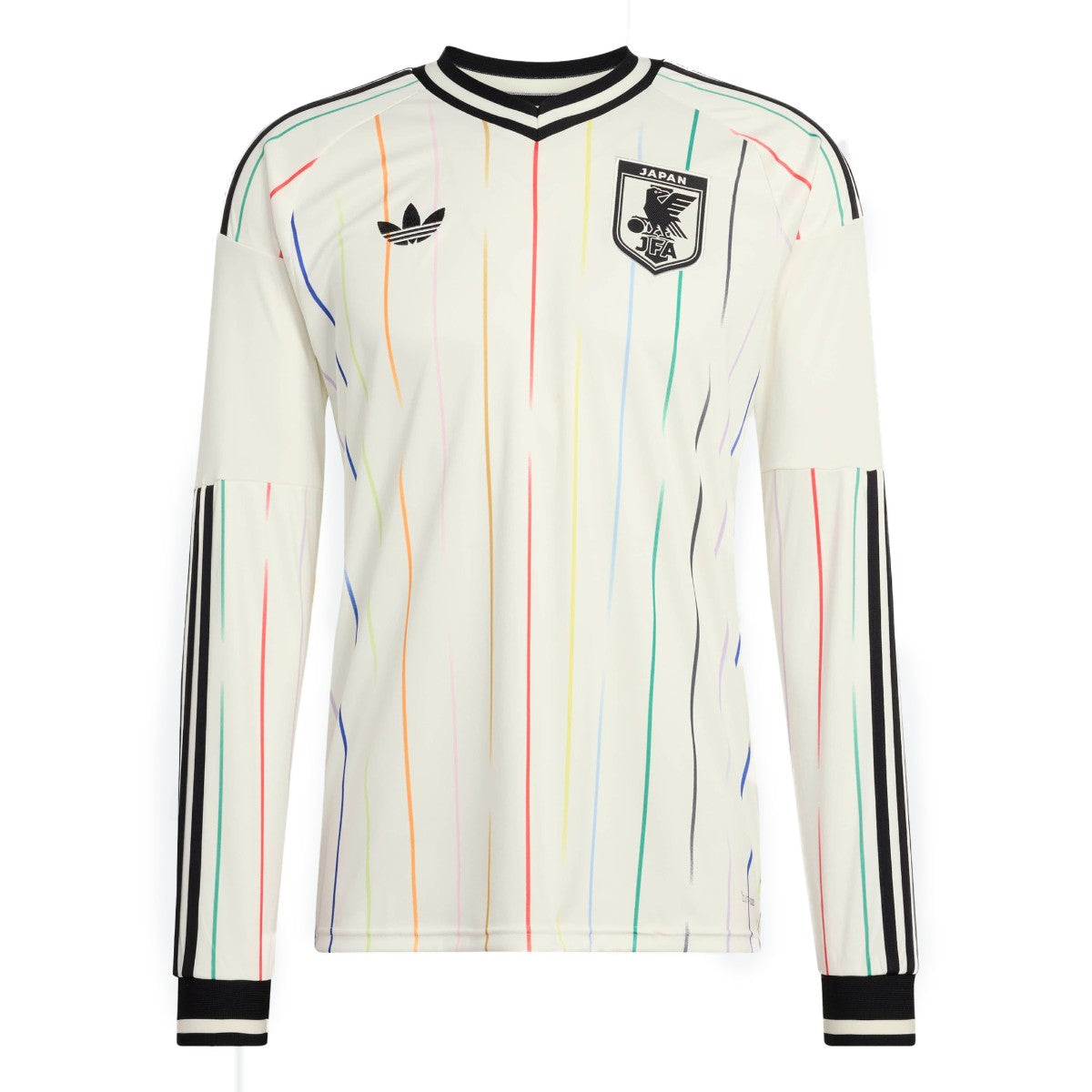 adidas Japan 2026 Away Replica Long Sleeve Jersey アディダス 日本代表 2026 アウェイ レプリカ L/Sジャージ JZ9697【メンズ サッカー ユニフォーム レプリカ 長袖 スリムフィット 26FW】