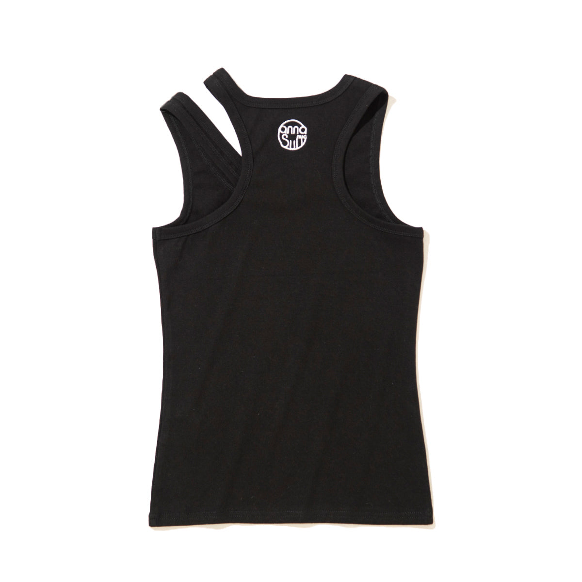 ANNA SUI NYC Cut-Off Tank Top アナスイ エヌワイシー カットオフタンクトップ 16115403【レディース コットン素材 アシンメトリー 26SS】