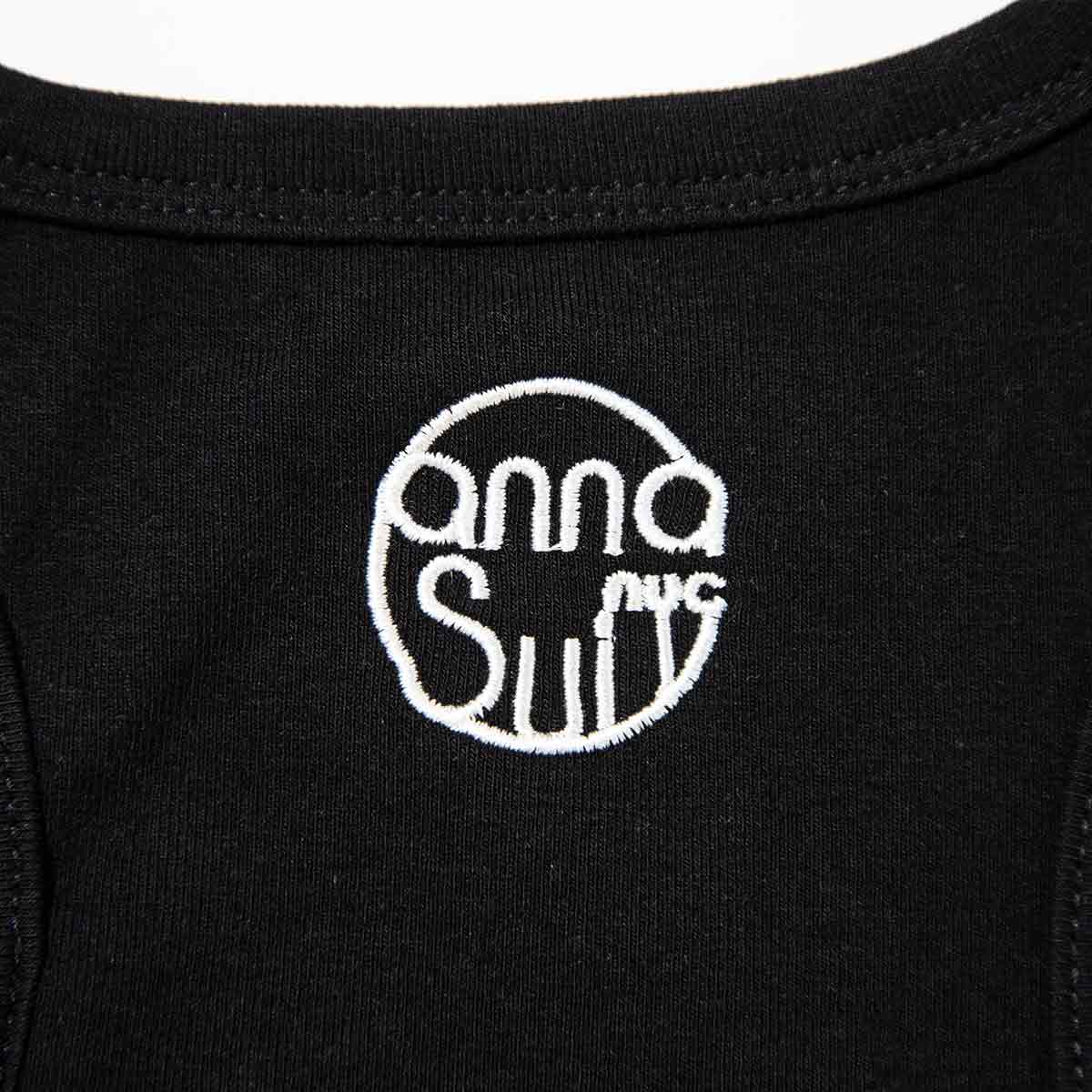 ANNA SUI NYC Cut-Off Tank Top アナスイ エヌワイシー カットオフタンクトップ 16115403【レディース コットン素材 アシンメトリー 26SS】