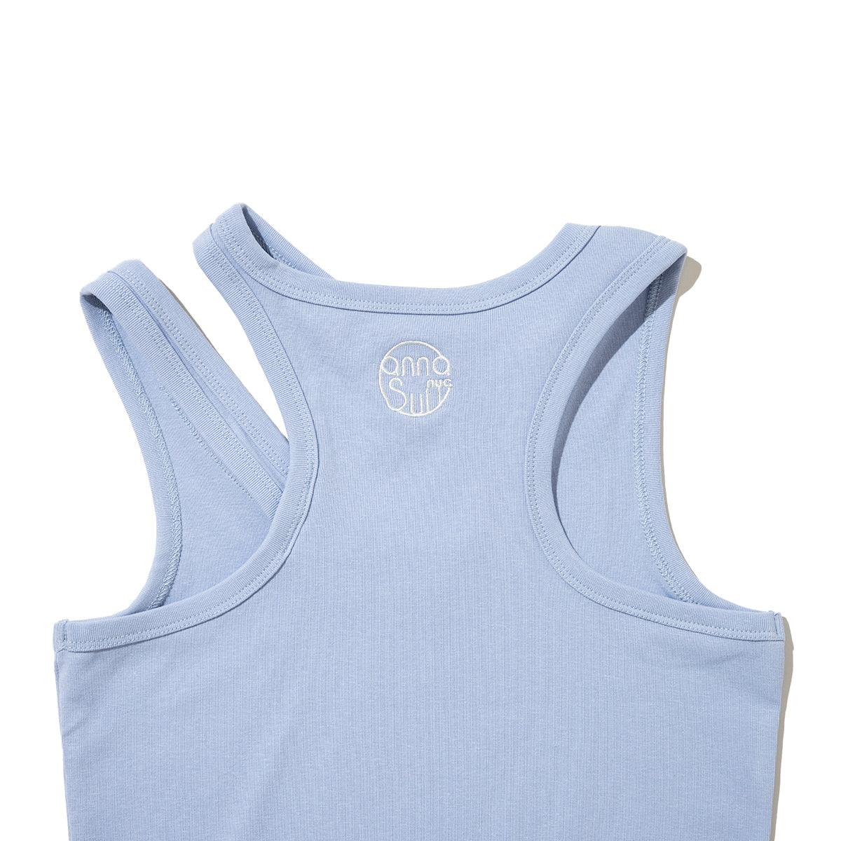ANNA SUI NYC Cut-Off Tank Top アナスイ エヌワイシー カットオフタンクトップ 16115403【レディース コットン素材 アシンメトリー 26SS】