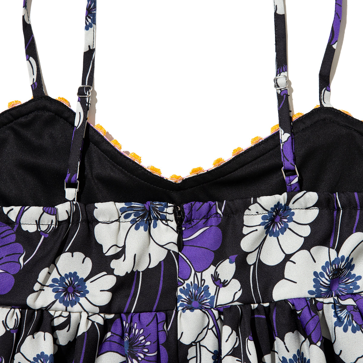 ANNA SUI NYC SUMMER RETRO FLORAL CAMISOLE アナスイ エヌワイシー サマーレトロフラワーキャミソール 16118407【レディース キャミソール レディース 夏トップス フレアトップス ギャザートップス 26SS】