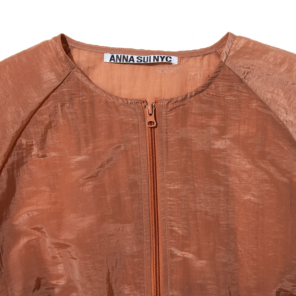ANNA SUI NYC GATHERED 2-WAY BLOUSON アナスイ エヌワイシー ギャザー2WAYブルゾン 16121415【レディース ライトアウター レディース ブルゾン レディース シアーアウター 26SS】