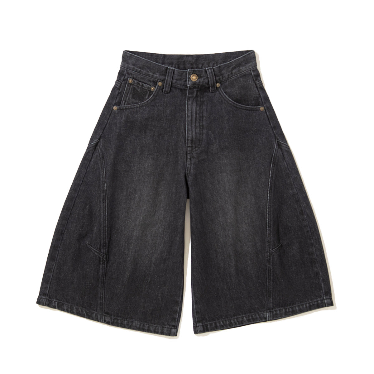 ANNA SUI NYC Denim Line Half Pants アナスイ エヌワイシー デニムラインハーフパンツ 16132409【レディース デニム ルーズシルエット 26SS】