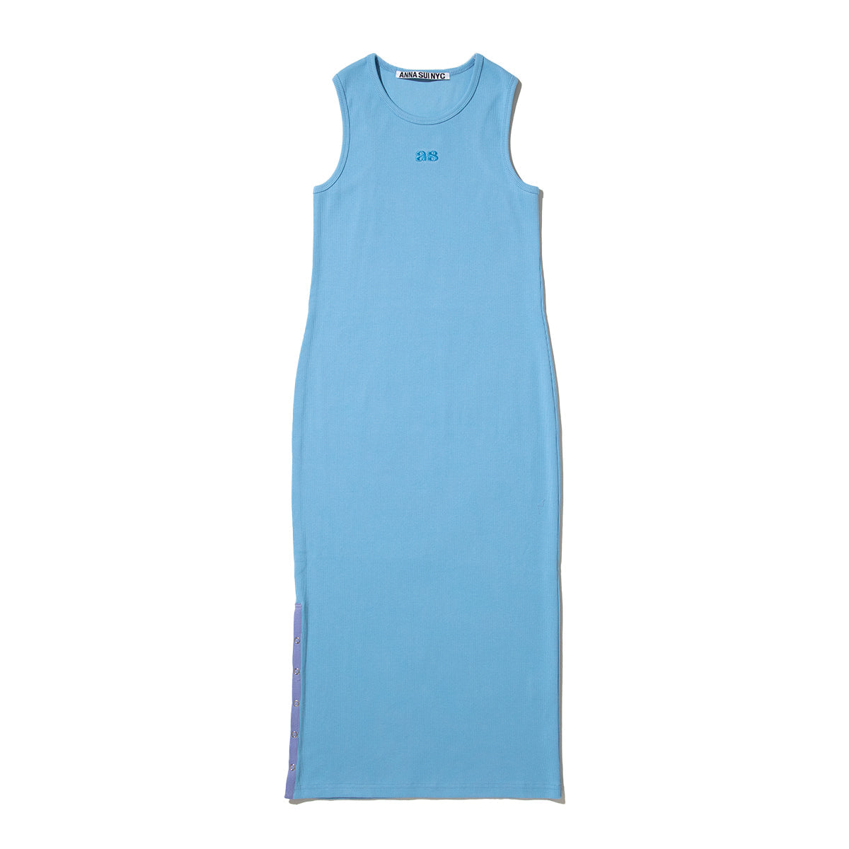 ANNA SUI NYC CONTRAST COLOR SLIT TANK DRESS アナスイ エヌワイシー 配色スリットタンクワンピース 16140404【レディース タンクワンピース レディース ノースリーブワンピース 26SS】