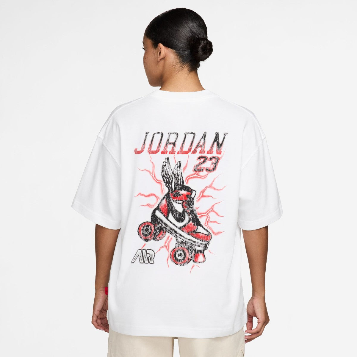 JORDAN BRAND Flight Graphic T-Shirt ジョーダンブランド ウィメンズ グラフィック Tシャツ IM7133【レディース 半袖トップス カジュアルウェア コットン素材 ルーズフィット 26FW】