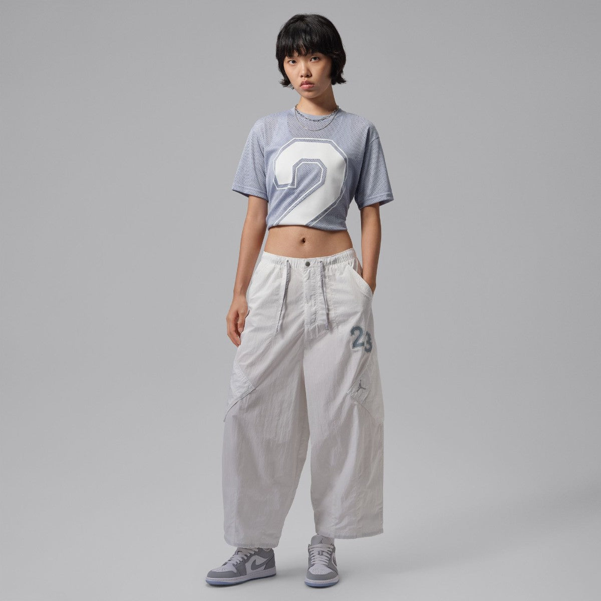 JORDAN BRAND Cropped Parachute Pants ジョーダンブランド クロップド パラシュートパンツ IW1306【レディース ナイロンパンツ デザイン性 26FW】