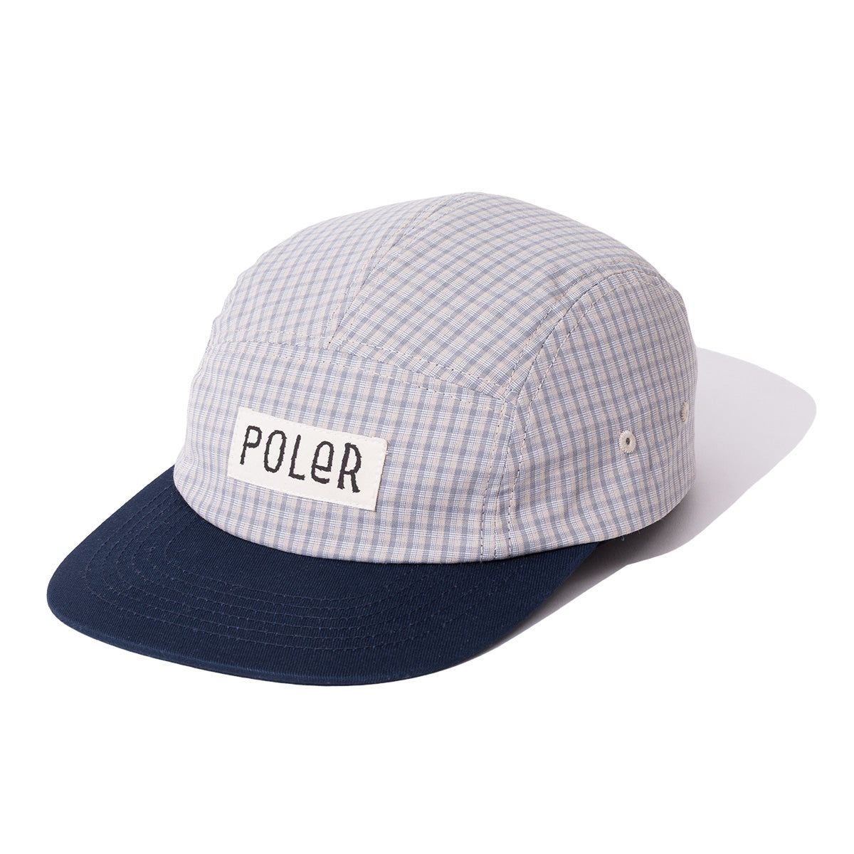 POLER CHECK 5P CAP ポーラー チェック 5パネル キャップ 261MCV0078【メンズ チェック 5パネル キャップ チェックキャップ 5パネルキャップ 26SS】