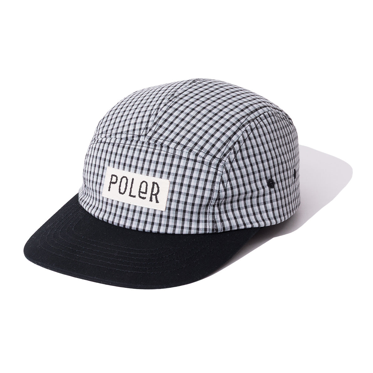 POLER CHECK 5P CAP ポーラー チェック 5パネル キャップ 261MCV0078【メンズ チェック 5パネル キャップ チェックキャップ 5パネルキャップ 26SS】