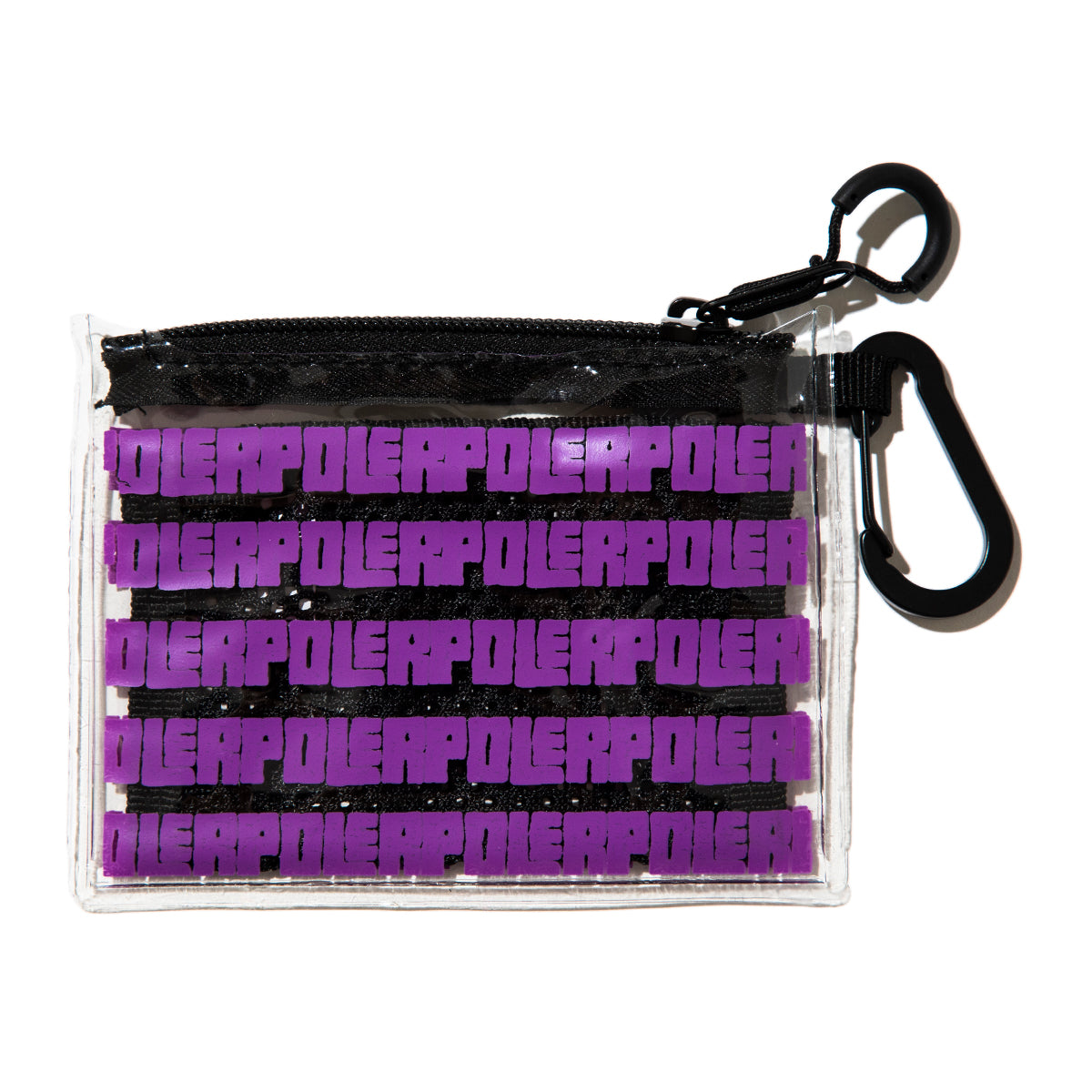 POLER HIGH&DRY PVC MESH POUCH ポーラー ハイ&ドライ PVC メッシュポーチ 261MCV0103【メンズ PVC素材 メッシュ素材 カラビナ付き 26SS】