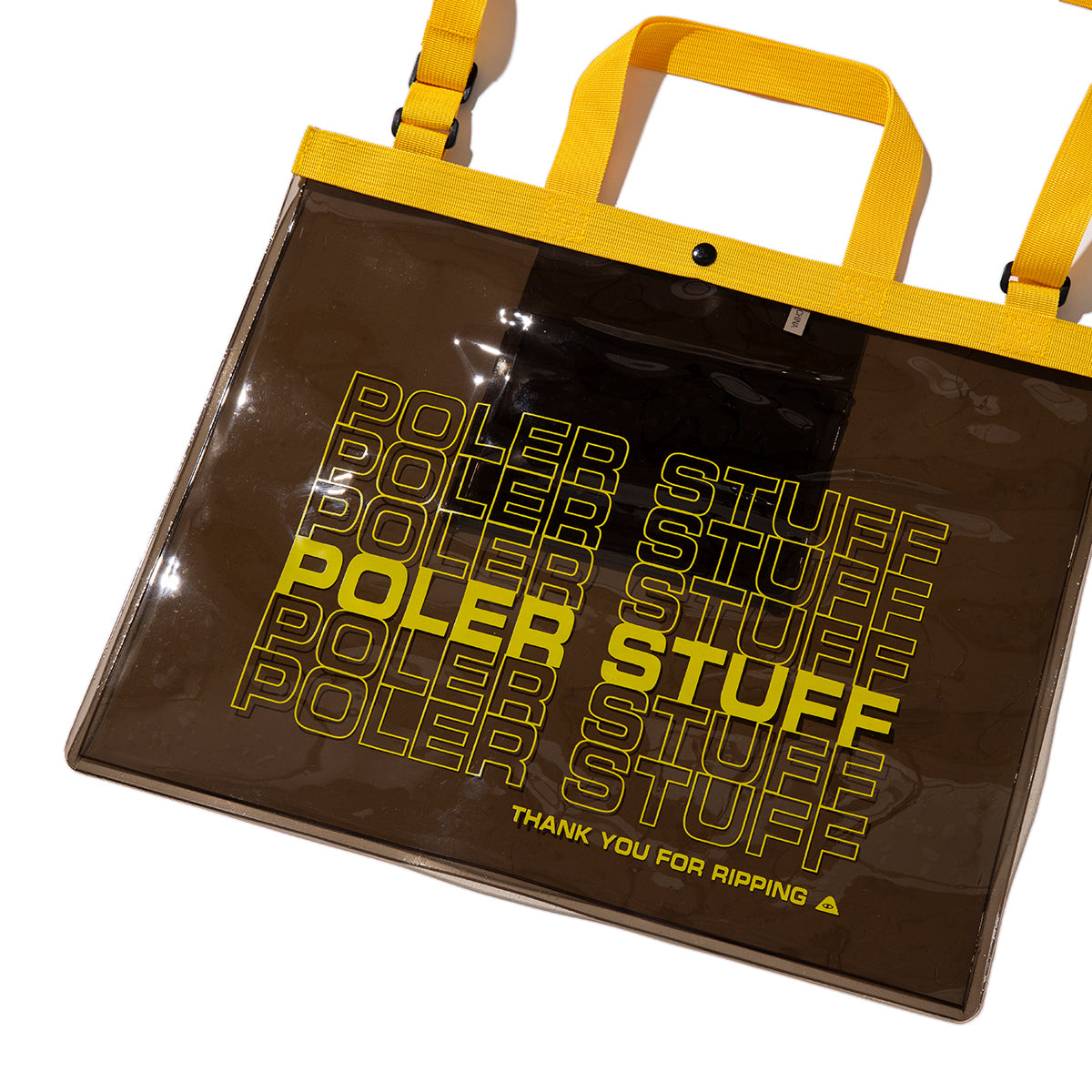 POLER PVC POOL BAG ポーラー PVC プールバッグ 261MCV0105【メンズ PVC素材 防水 アウトドア 26SS】