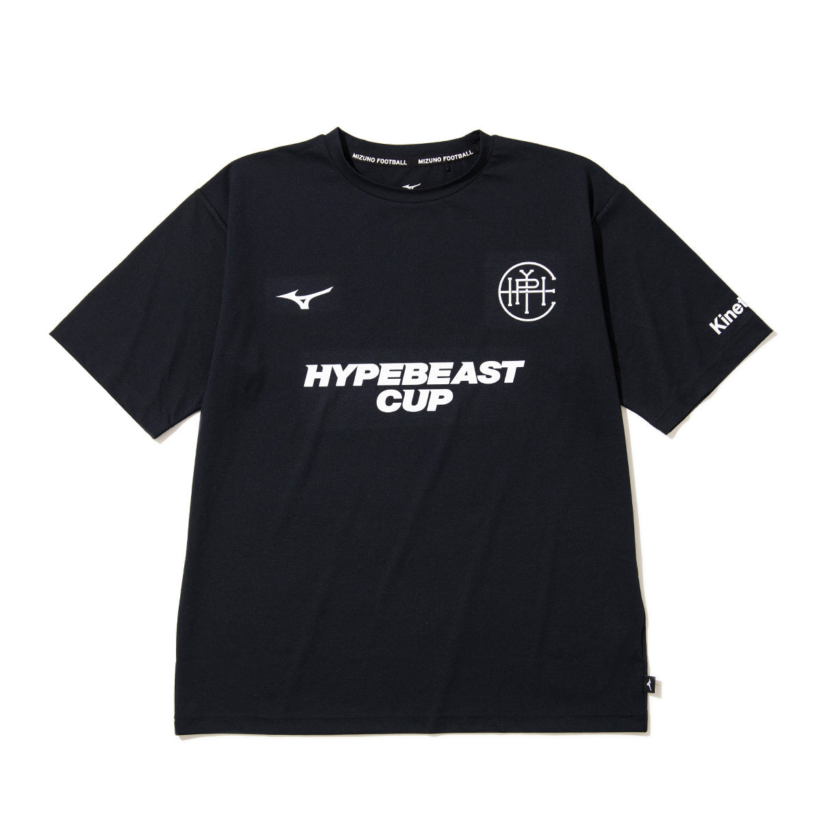 MIZUNO HYPEBEAST CUP T-SHIRT ミズノ ハイプビースト カップ Tシャツ P2JAZA9888BK【メンズ スポーツTシャツ 吸汗速乾 ストレッチ 機能性Tシャツ リラックスフィット 26SS】
