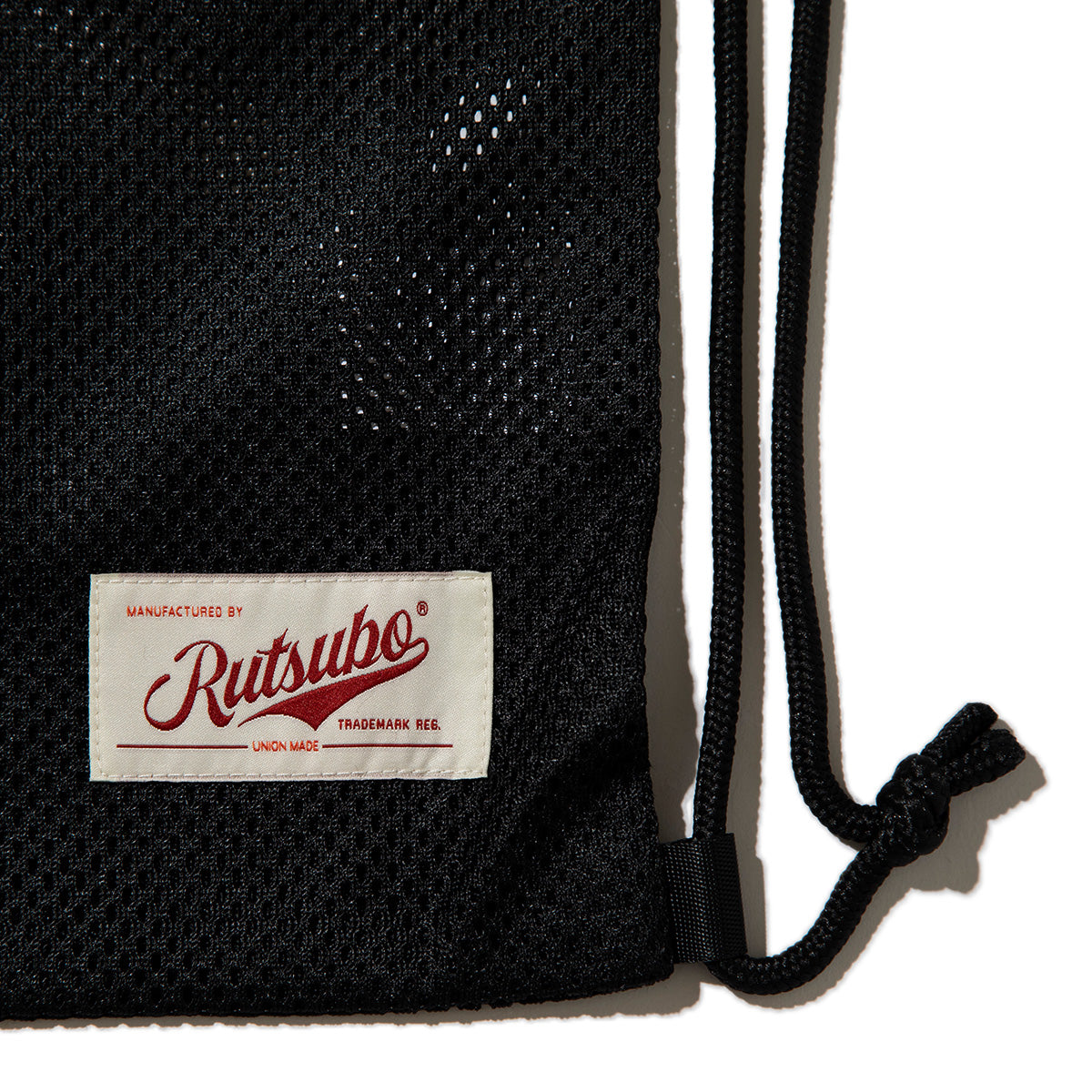 坩堝 MESH DRAWSTRING BAG RUTSUBO メッシュ ドローストリング バッグ R26SU-DB-AC【メンズ メッシュ ナップサック 26SS】