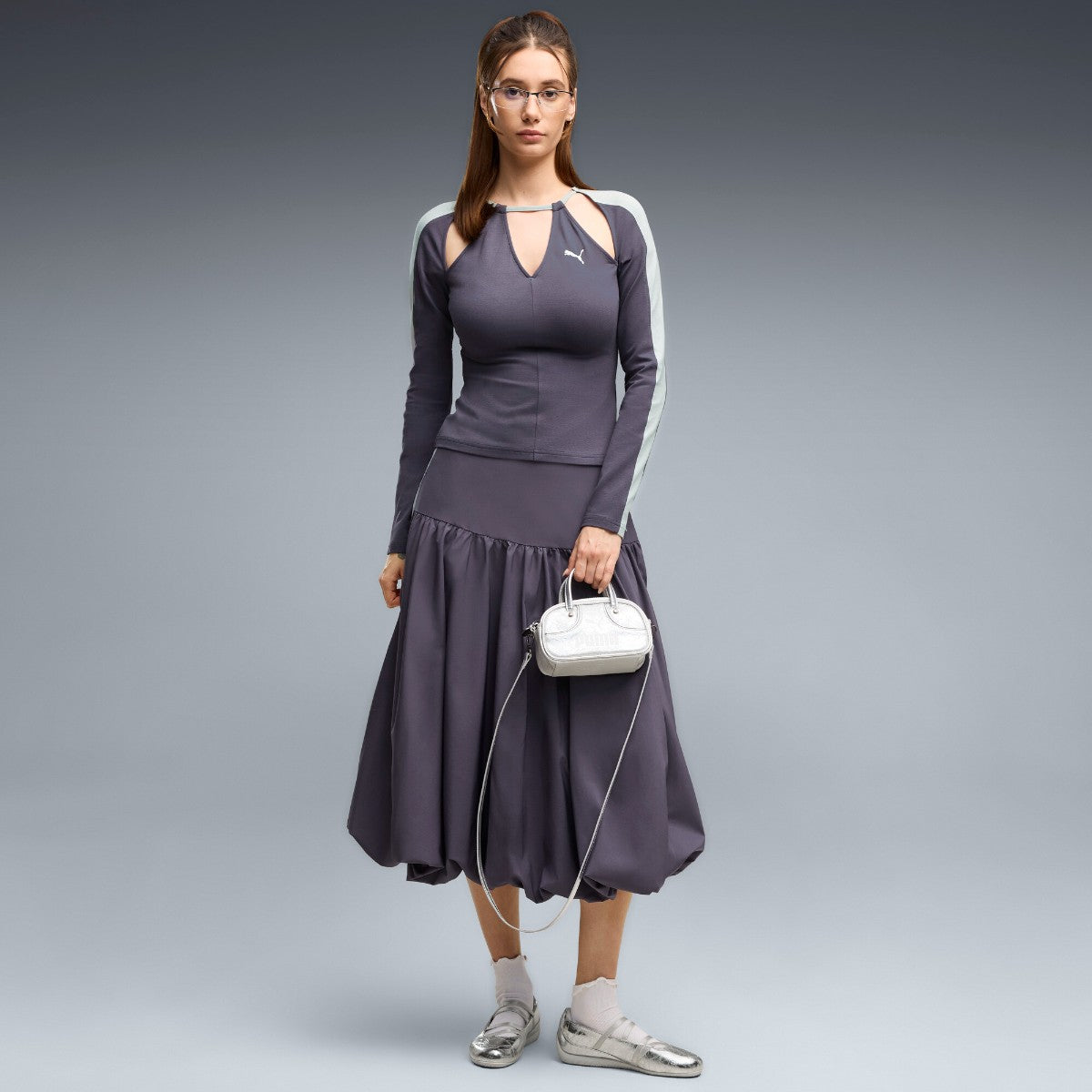 PUMA SPEEDCAT BALLET LUST プーマ スピードキャット バレエ ラスト ウィメンズ 408264-01【レディース スニーカー バレエシューズ メタリック レディース カジュアル 26FW】