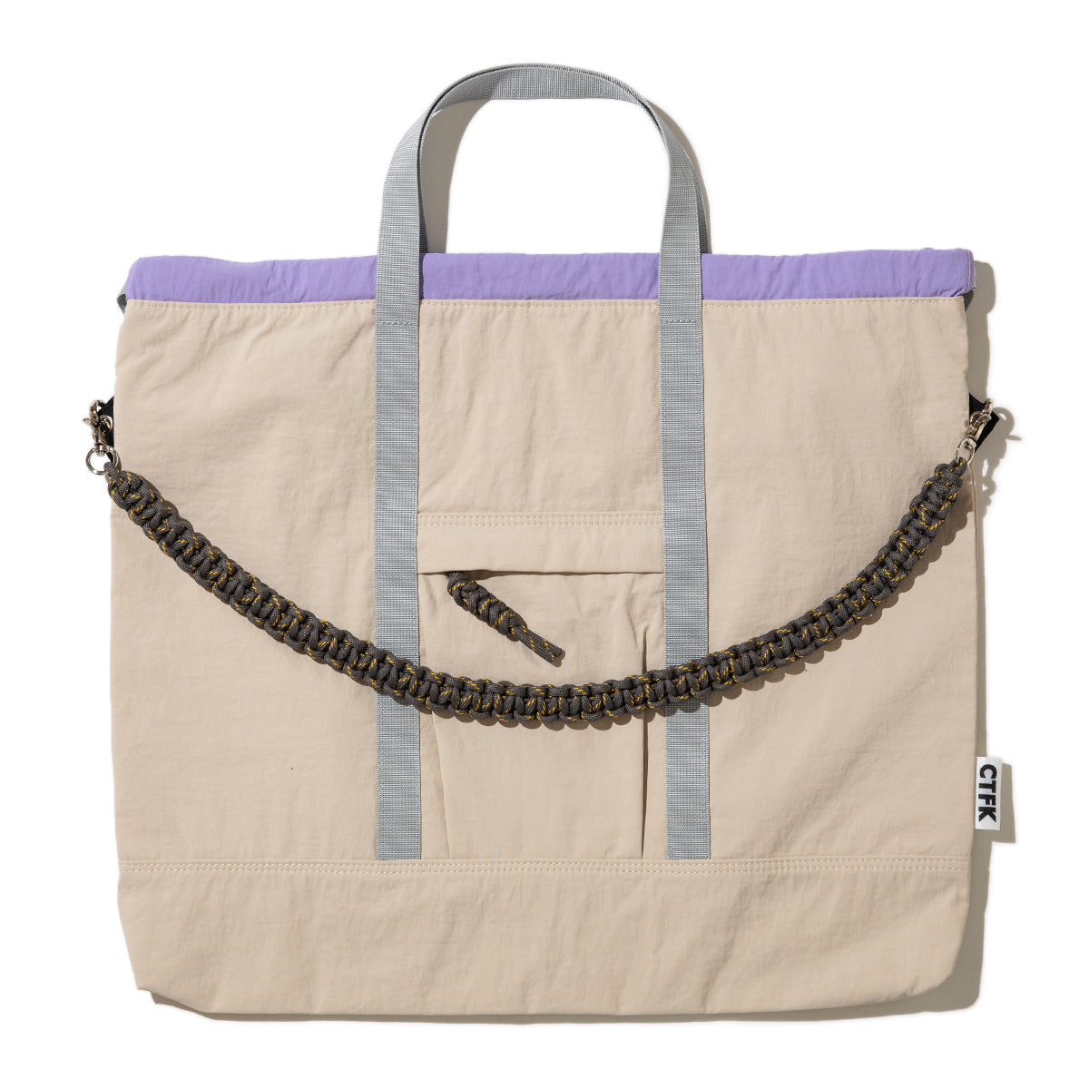 CONTROL FREAK Nylon 3Way Square Tote コントロールフリーク ナイロン3WAYスクエアトート 254-120526【レディース ナイロン素材 3WAY 26FW】