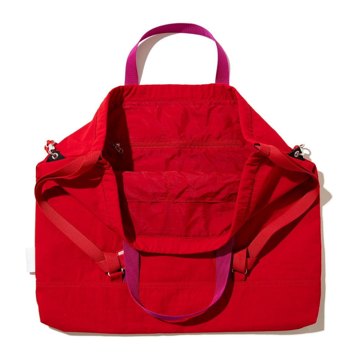 CONTROL FREAK Nylon 3Way Square Tote コントロールフリーク ナイロン3WAYスクエアトート 254-120526【レディース ナイロン素材 3WAY 26FW】