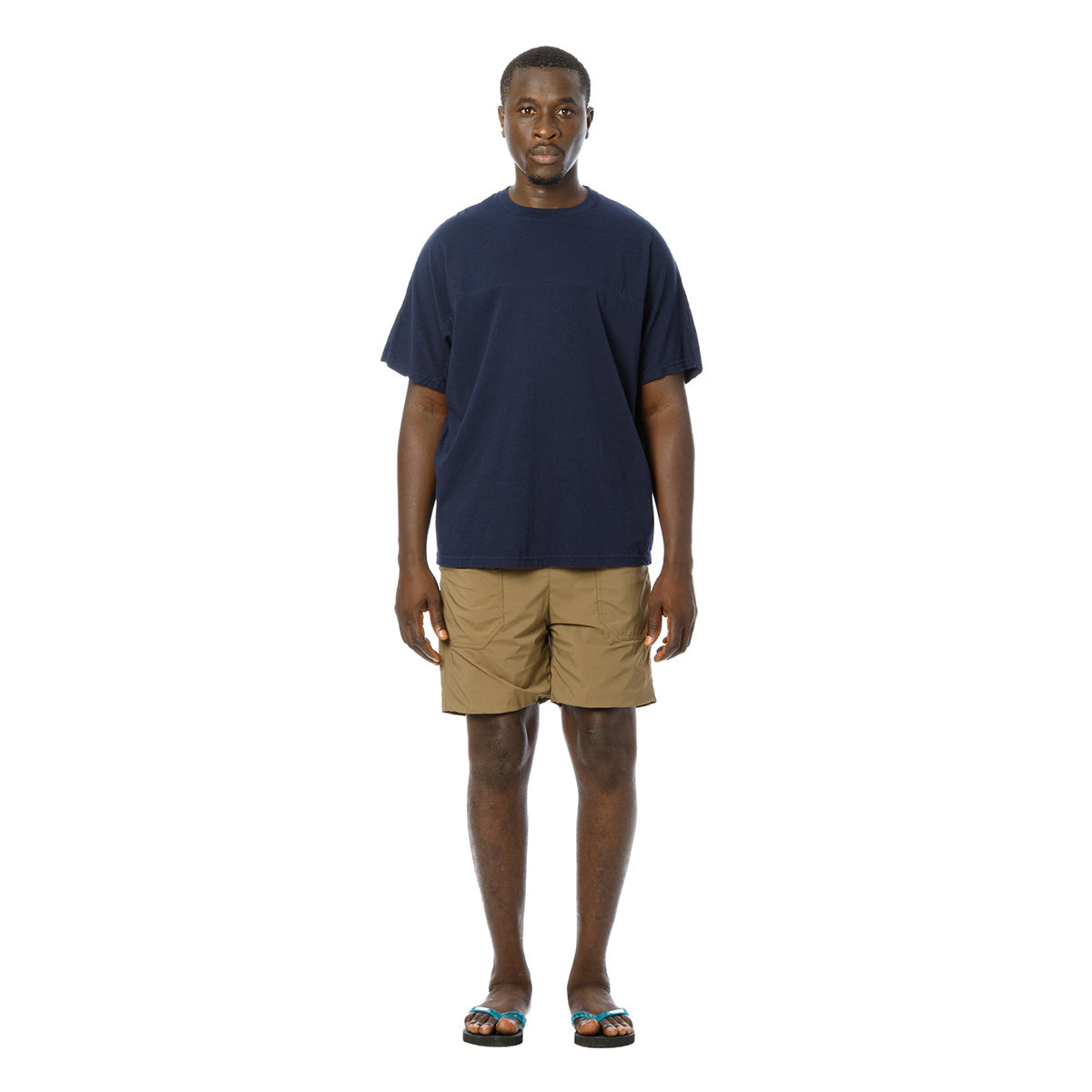 Sandinista Overdyed Football Tee サンディニスタ オーバーダイド フットボール Tシャツ 60426US06-TP【メンズ メンズTシャツ カットソー カジュアルウェア 半袖Tシャツ 後染め 26SS】