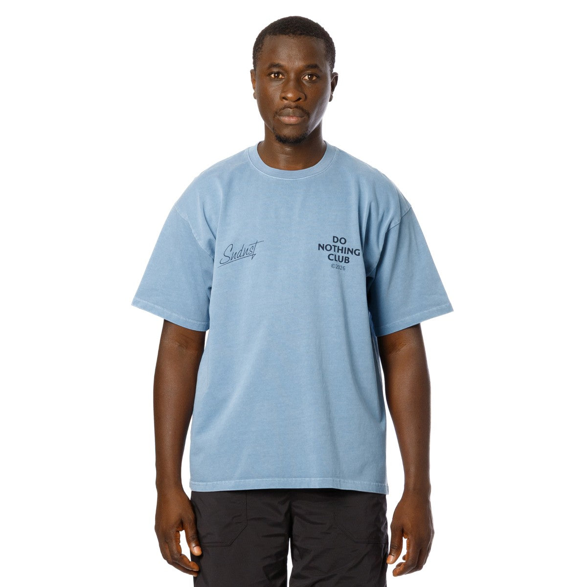 Sandinista D.N.C. 2026 Pigment Dye Tee サンディニスタ D.N.C. 2026 ピグメントダイ ティー KN-PT-017【メンズ 半袖 コットン素材 ピグメント加工 26SS】