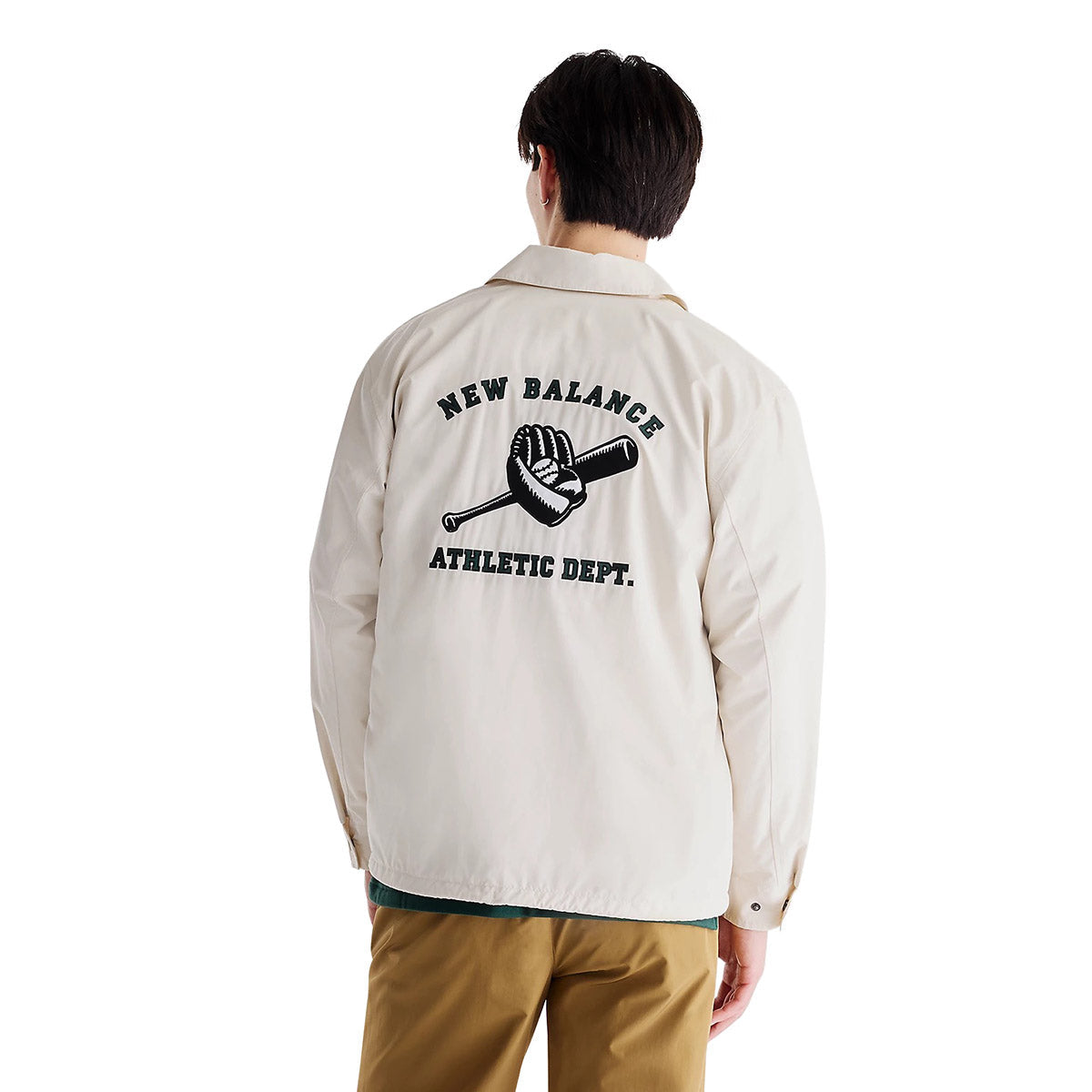 New Balance Shohei Ohtani Signature Coach Jacket ニューバランス 大谷翔平シグネチャーコーチジャケット MJ62W83【メンズ シグネチャー コーチジャケット ベースボールスタイル ロゴ刺繍 グラフィック刺繍 26FW】