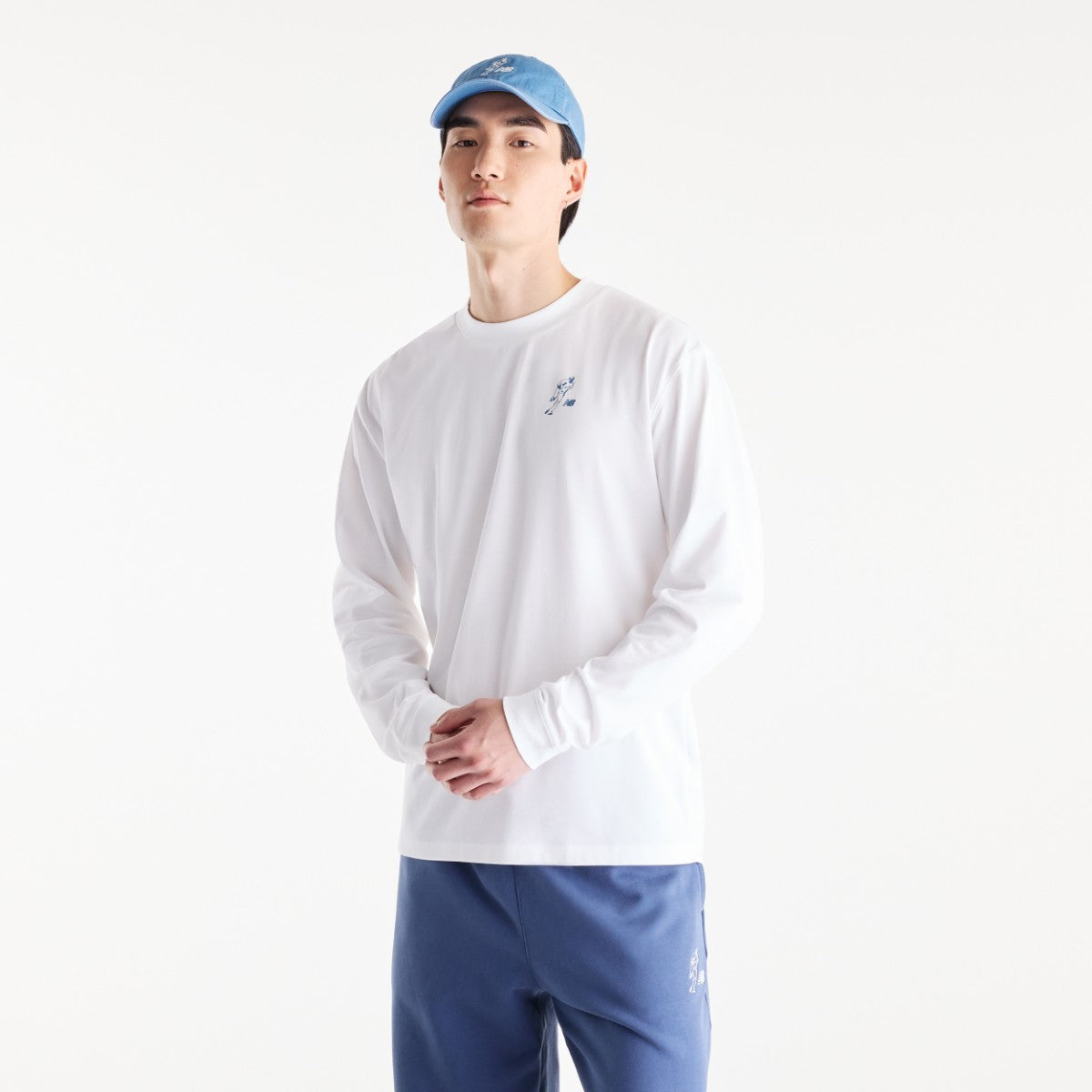 New Balance Shohei Ohtani Always On Logo Long Sleeve T-Shirt ニューバランス 大谷翔平 オールウェイズオンロゴ 長袖Tシャツ MT62G76【メンズ ロングスリーブTシャツ ロンT グラフィックTシャツ ロゴTシャツ 26FW】