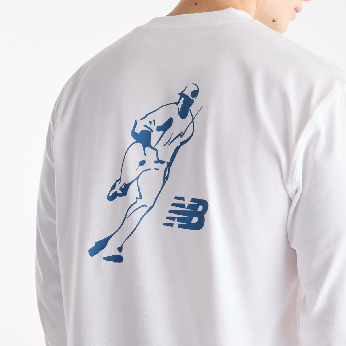 New Balance Shohei Ohtani Always On Logo Long Sleeve T-Shirt ニューバランス 大谷翔平 オールウェイズオンロゴ 長袖Tシャツ MT62G76【メンズ ロングスリーブTシャツ ロンT グラフィックTシャツ ロゴTシャツ 26FW】