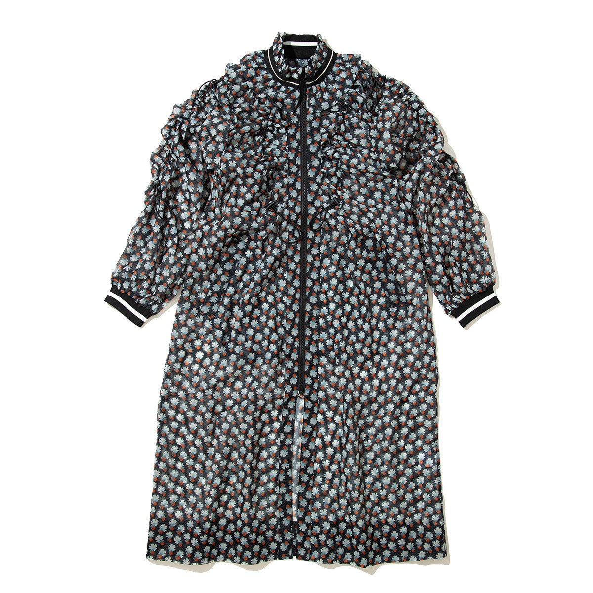 anna sui nyc MARY Dress Blouson アナスイ エヌワイシー MARY ドレスブルゾン 16240431【レディース ドレスブルゾン オーガンジー素材 フェミニン ギャザーシルエット 26FW】