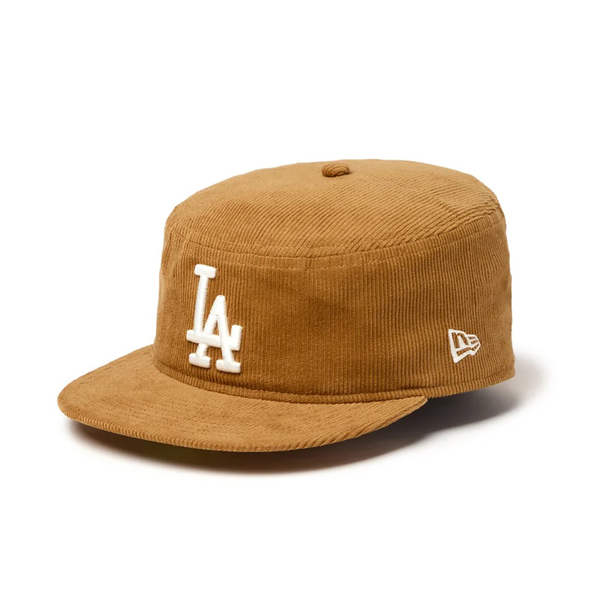 NEW ERA LOS ANGELES DODGERS CORDUROY PILLBOX FITTED ニューエラ ロサンゼルス ドジャース コーデュロイ ピルボックス フィッテッド 15136894-108【メンズ キャップ 帽子 コーデュロイ フラットバイザー 26FW】